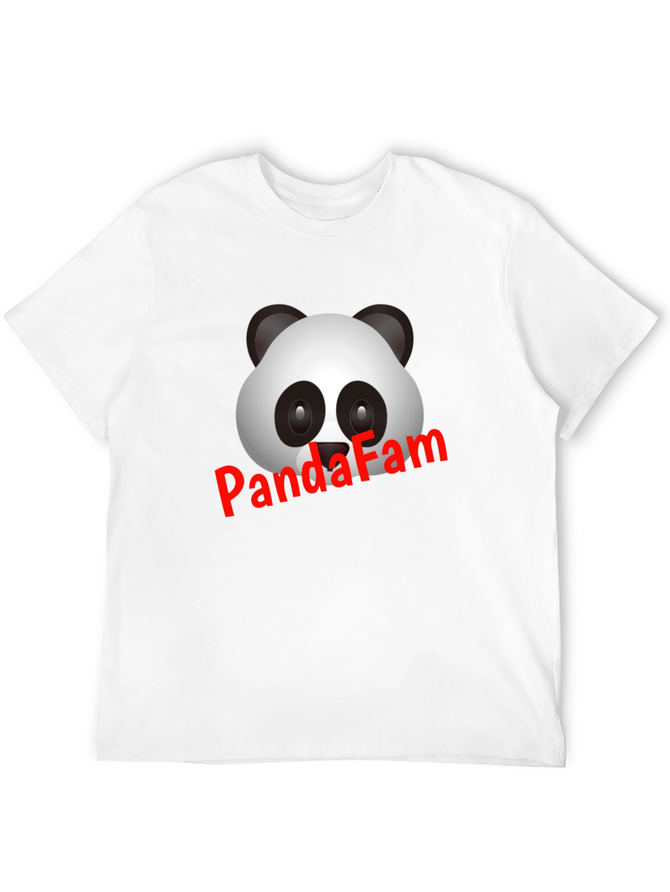 Panda Fam Black T-Shirt