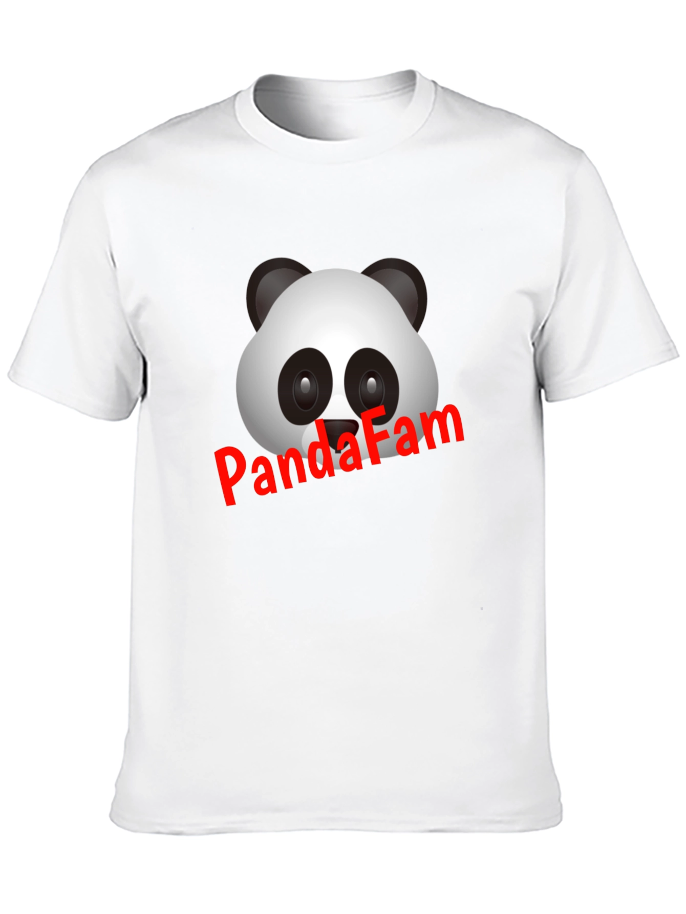 Panda Fam Black T-Shirt
