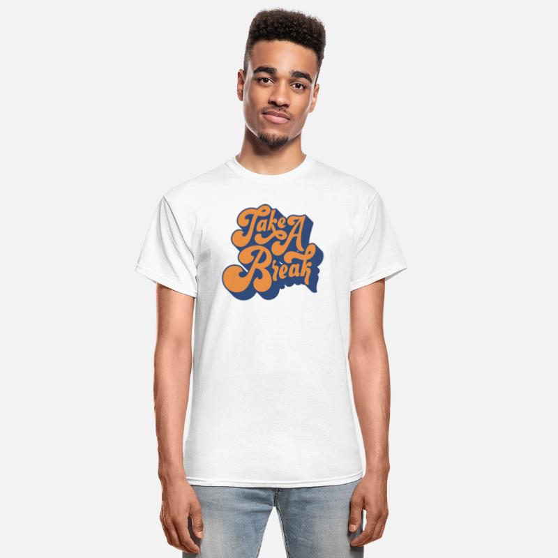 Take a Break. Orange Funky Vintage