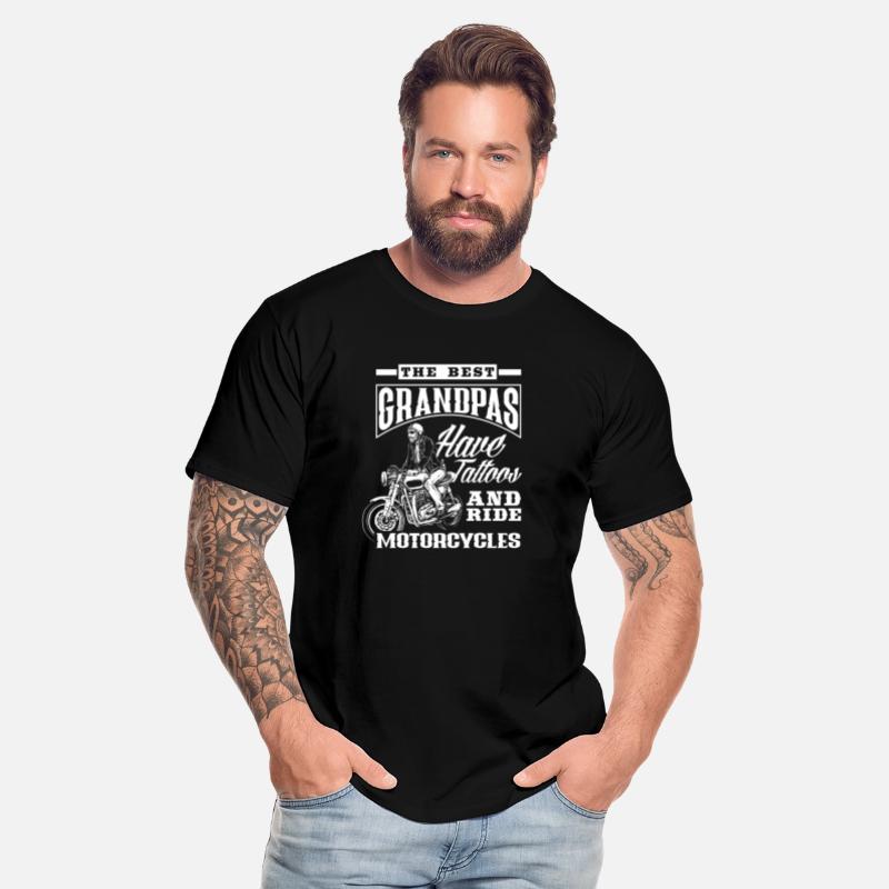 Tattooed Grandpa Motorcycle Tattoo Tattoos Gift