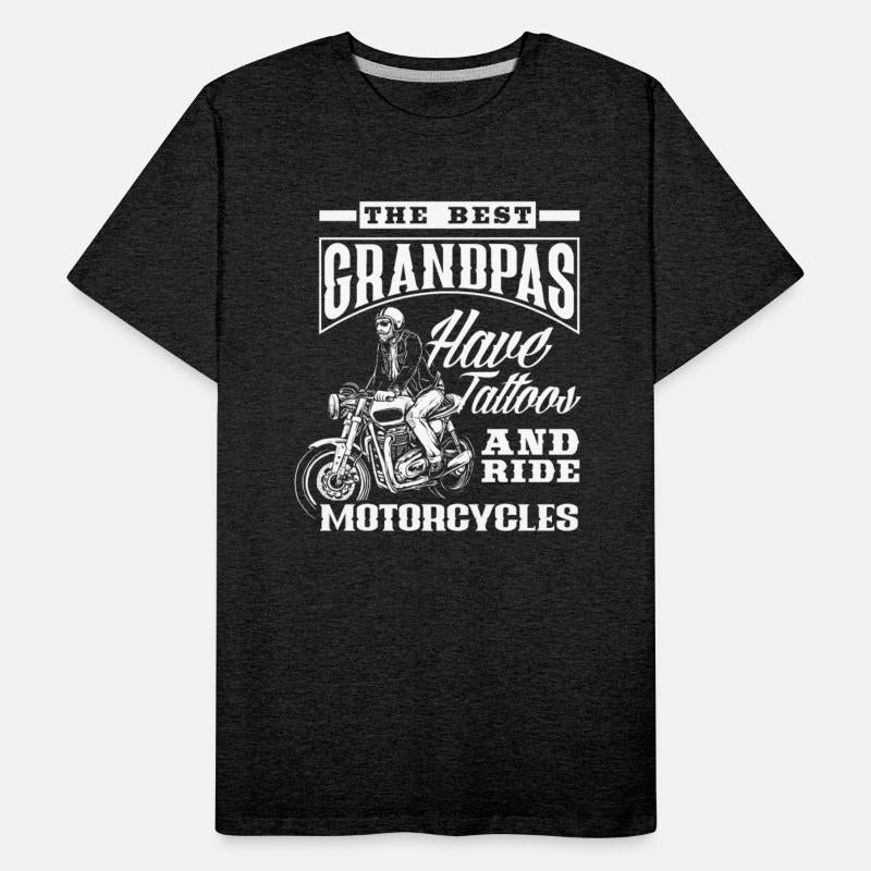 Tattooed Grandpa Motorcycle Tattoo Tattoos Gift