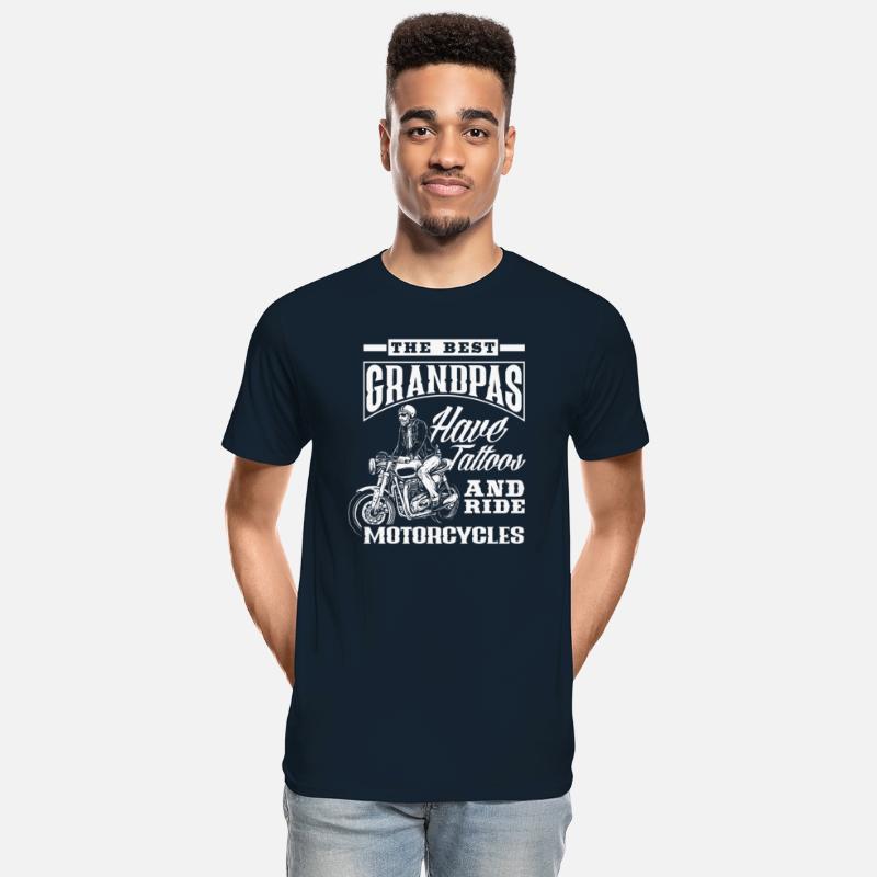 Tattooed Grandpa Motorcycle Tattoo Tattoos Gift