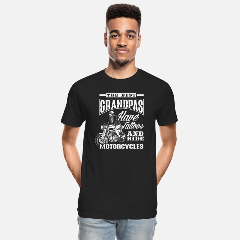 Tattooed Grandpa Motorcycle Tattoo Tattoos Gift