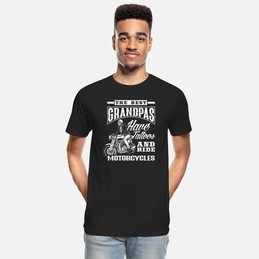 Tattooed Grandpa Motorcycle Tattoo Tattoos Gift