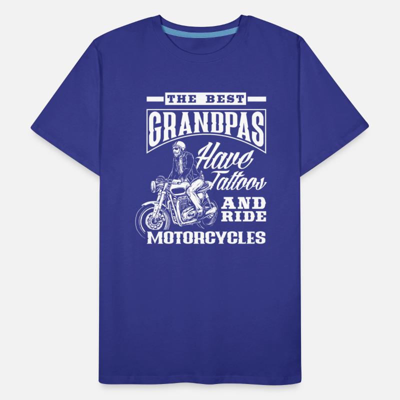 Tattooed Grandpa Motorcycle Tattoo Tattoos Gift
