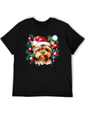 Yorkshire Terrier Christmas T-Shirt – Festive Dog Lover Tee