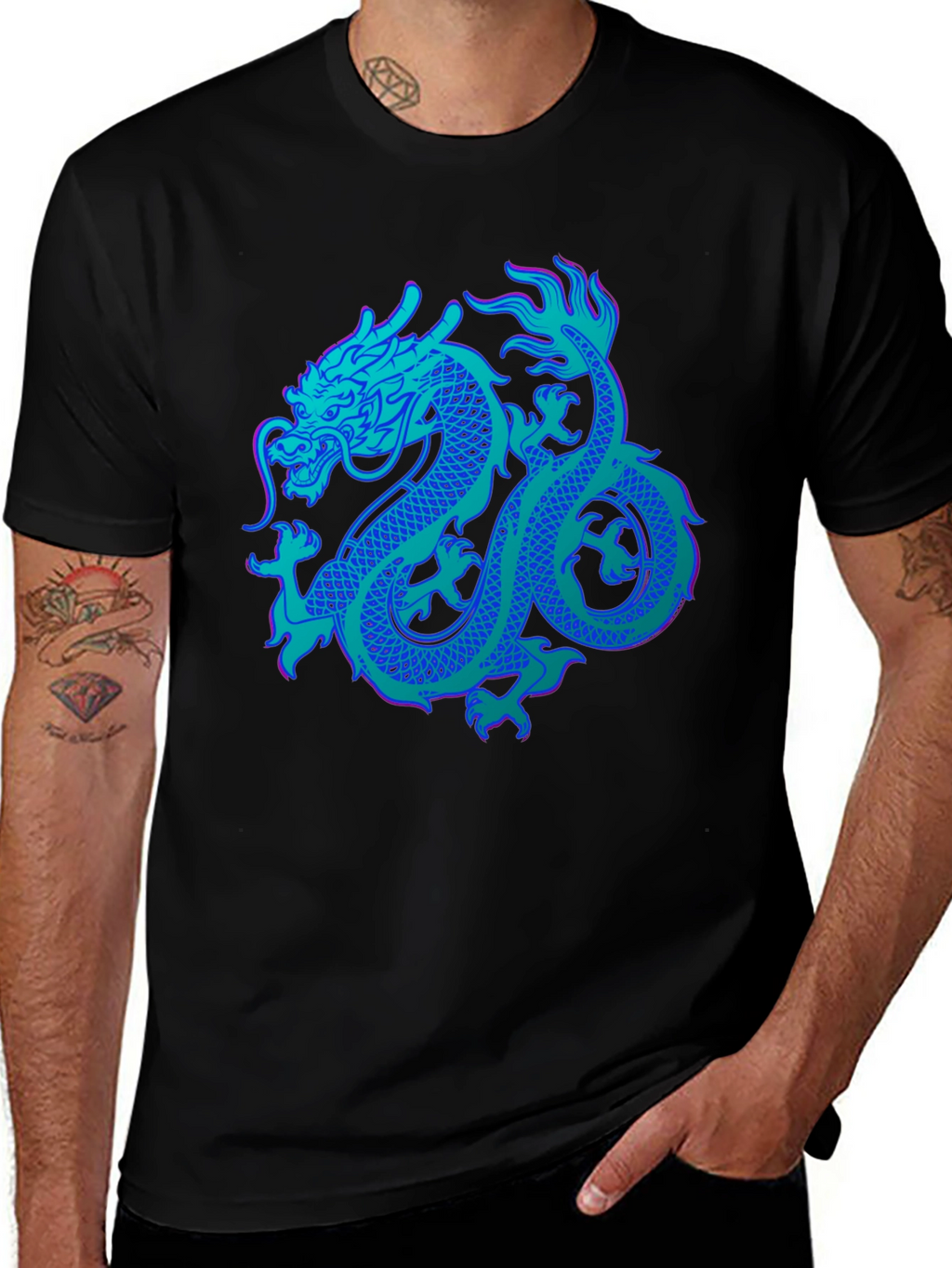 Dragon Graphic T-Shirt - Stylish & Bold