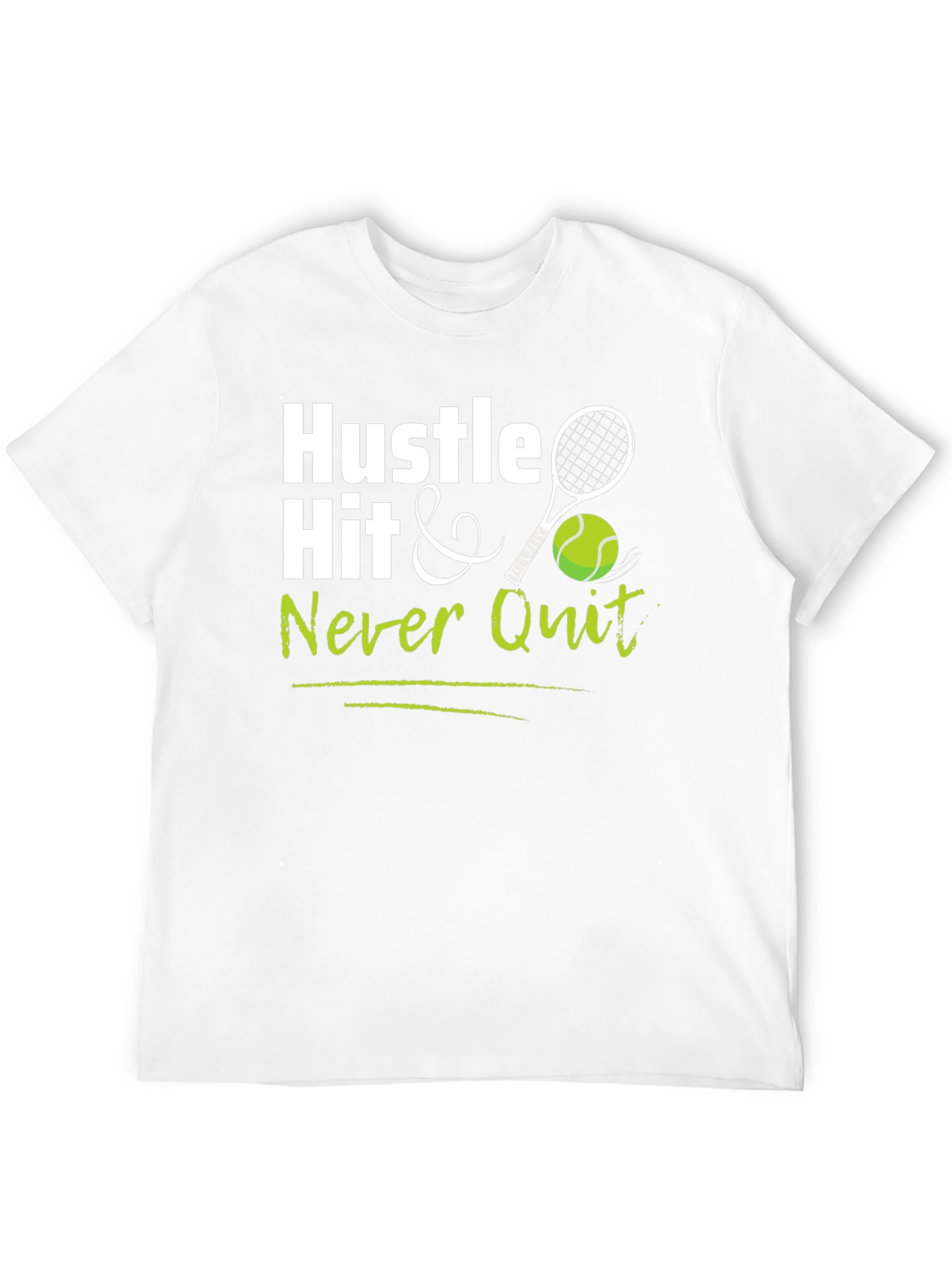 Hustle Hit Never Quit Black T-Shirt