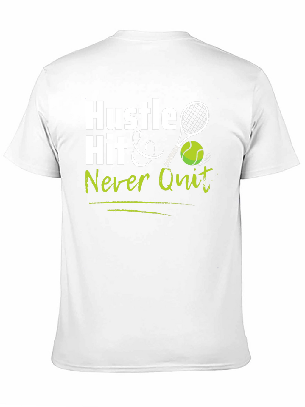 Hustle Hit Never Quit Black T-Shirt