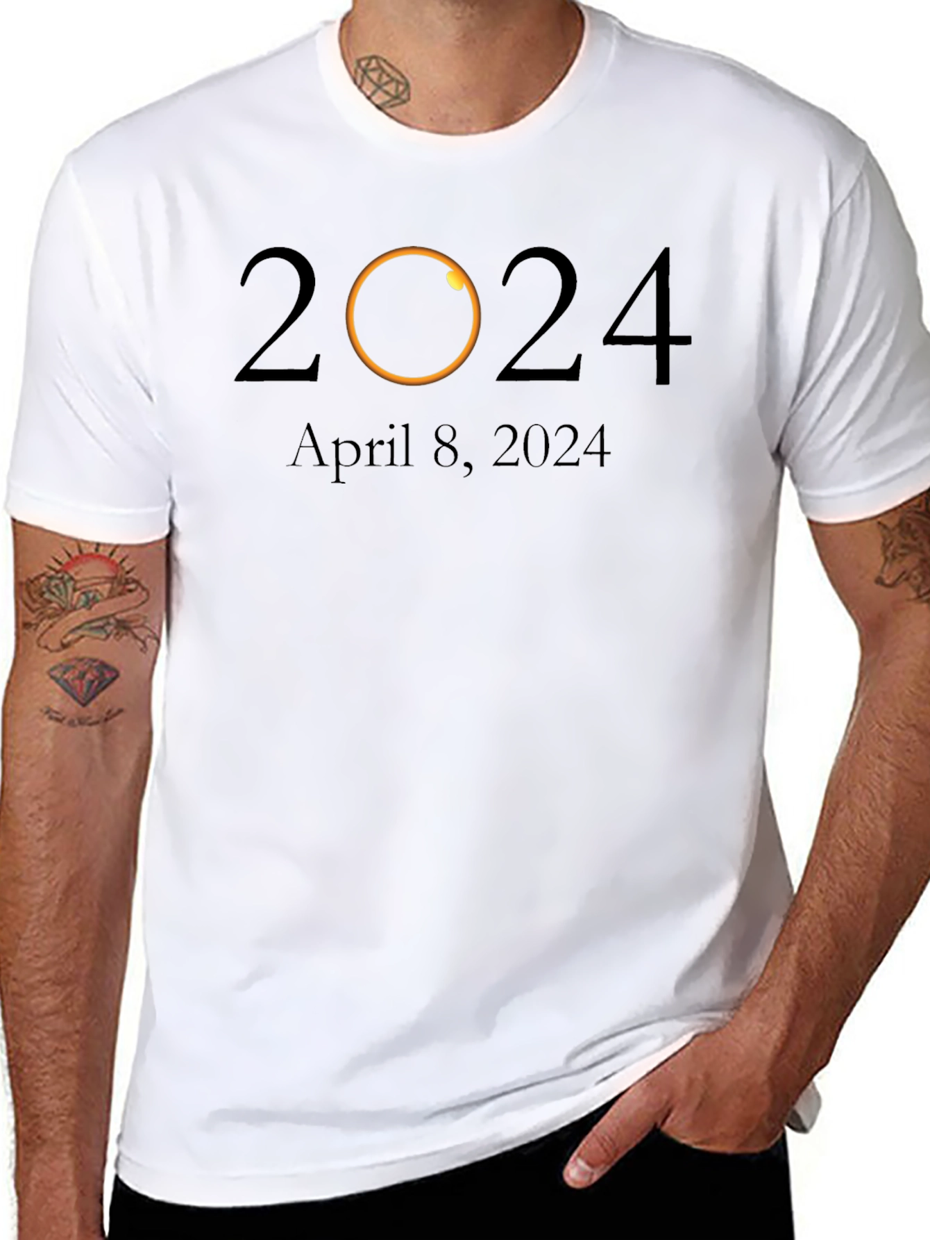 April 8 2024 Total Solar Eclipse T-Shirt