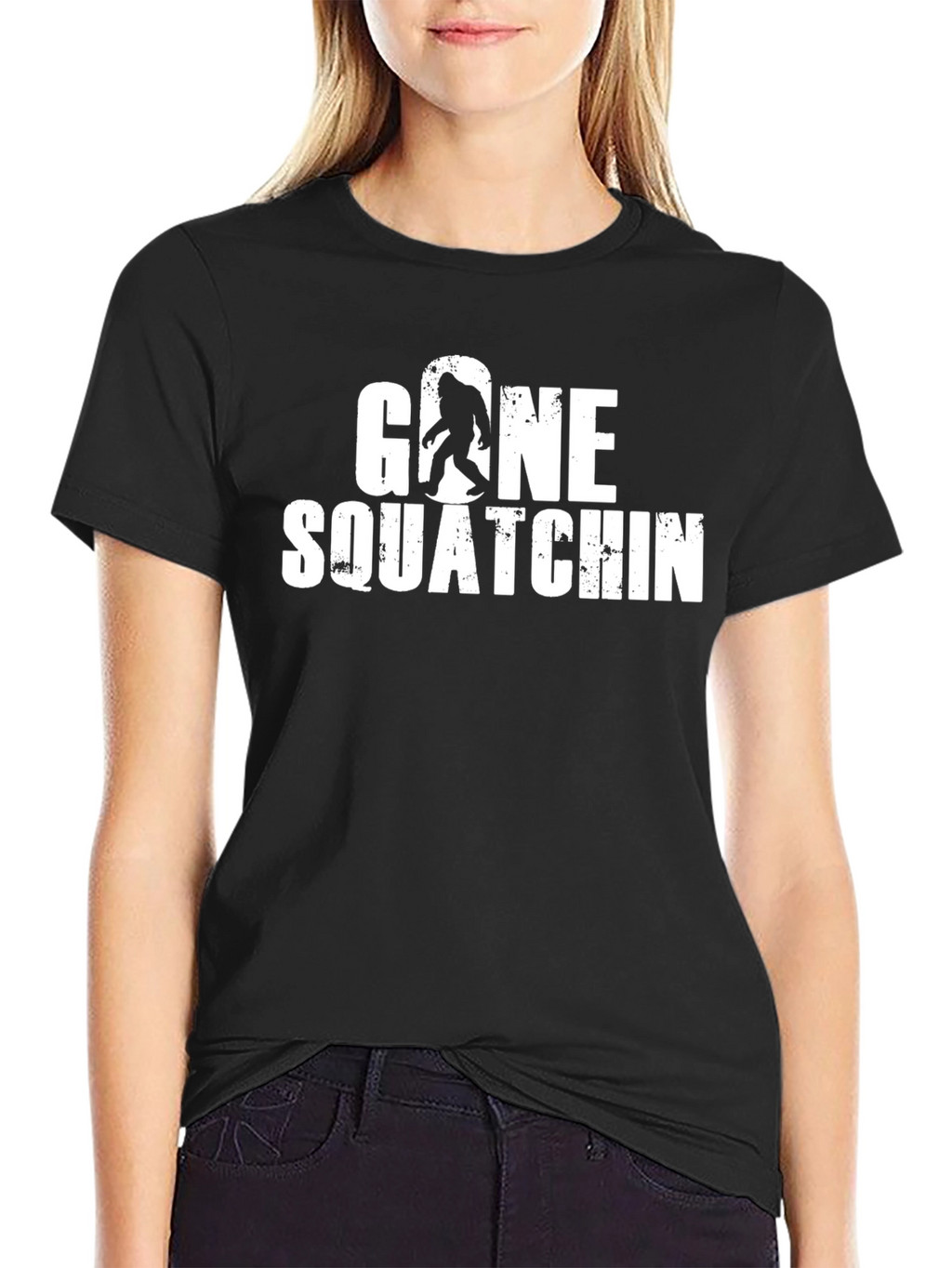 Gone Squatchin T-Shirt - Bigfoot Hunting Tee