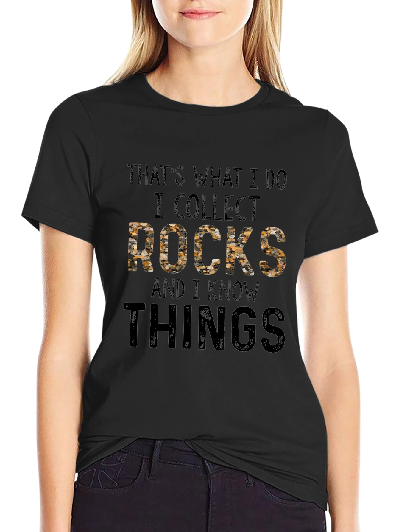 Thats What I Do I Collect Rocks Funny T-Shirt