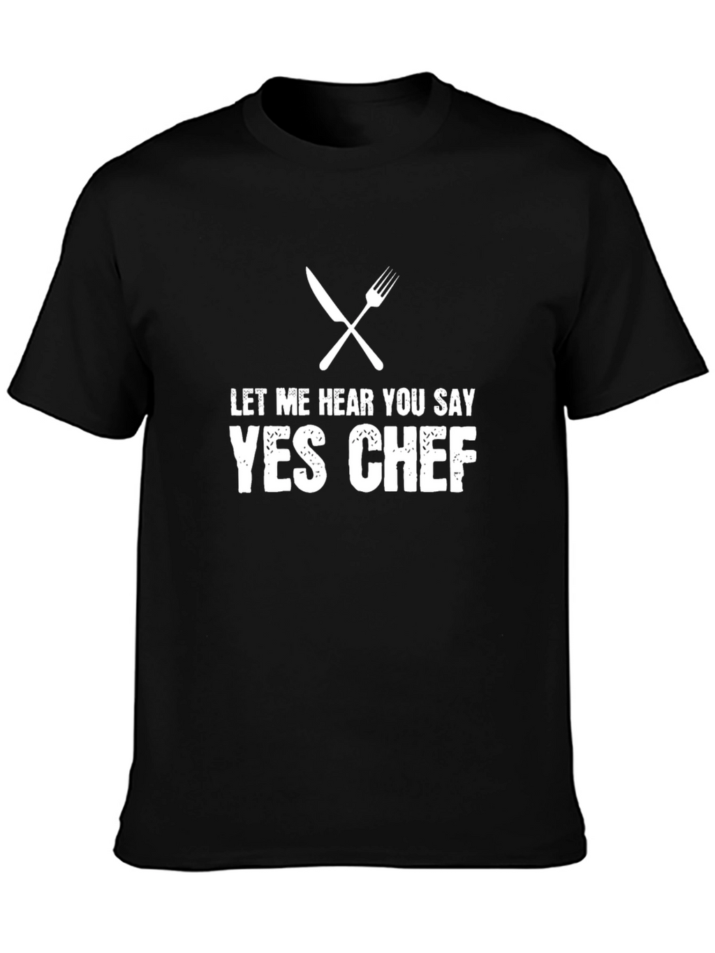 Yes Chef T-Shirt - Culinary Inspired Graphic Tee