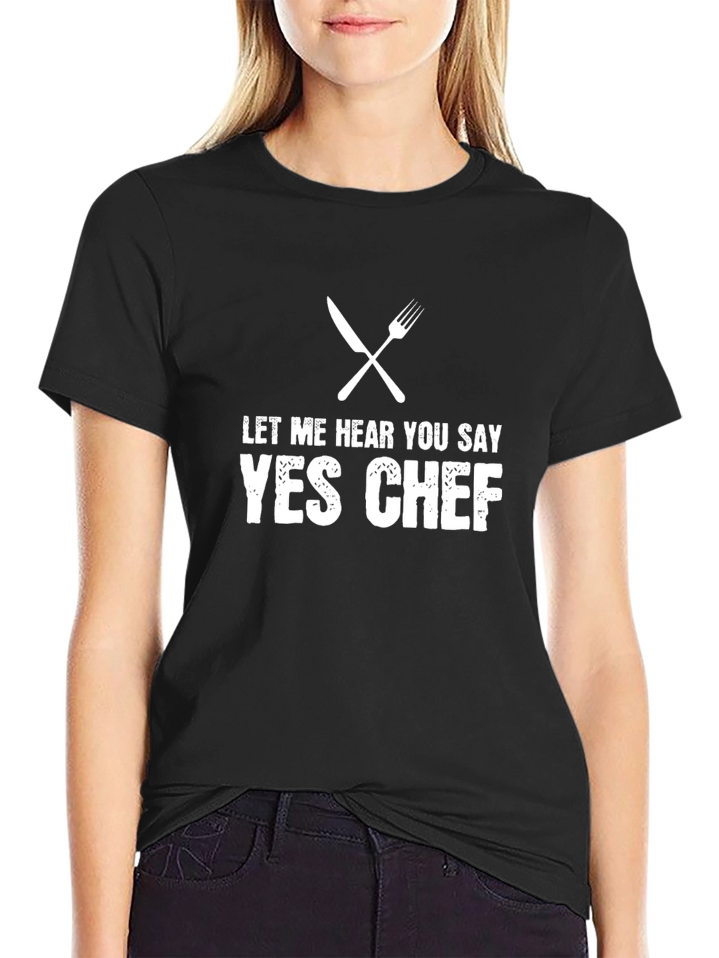 Yes Chef T-Shirt - Culinary Inspired Graphic Tee