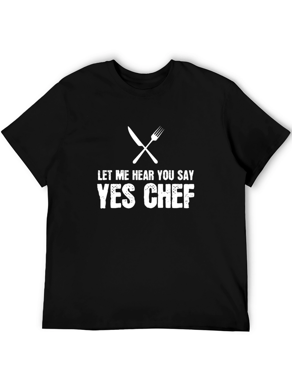 Yes Chef T-Shirt - Culinary Inspired Graphic Tee