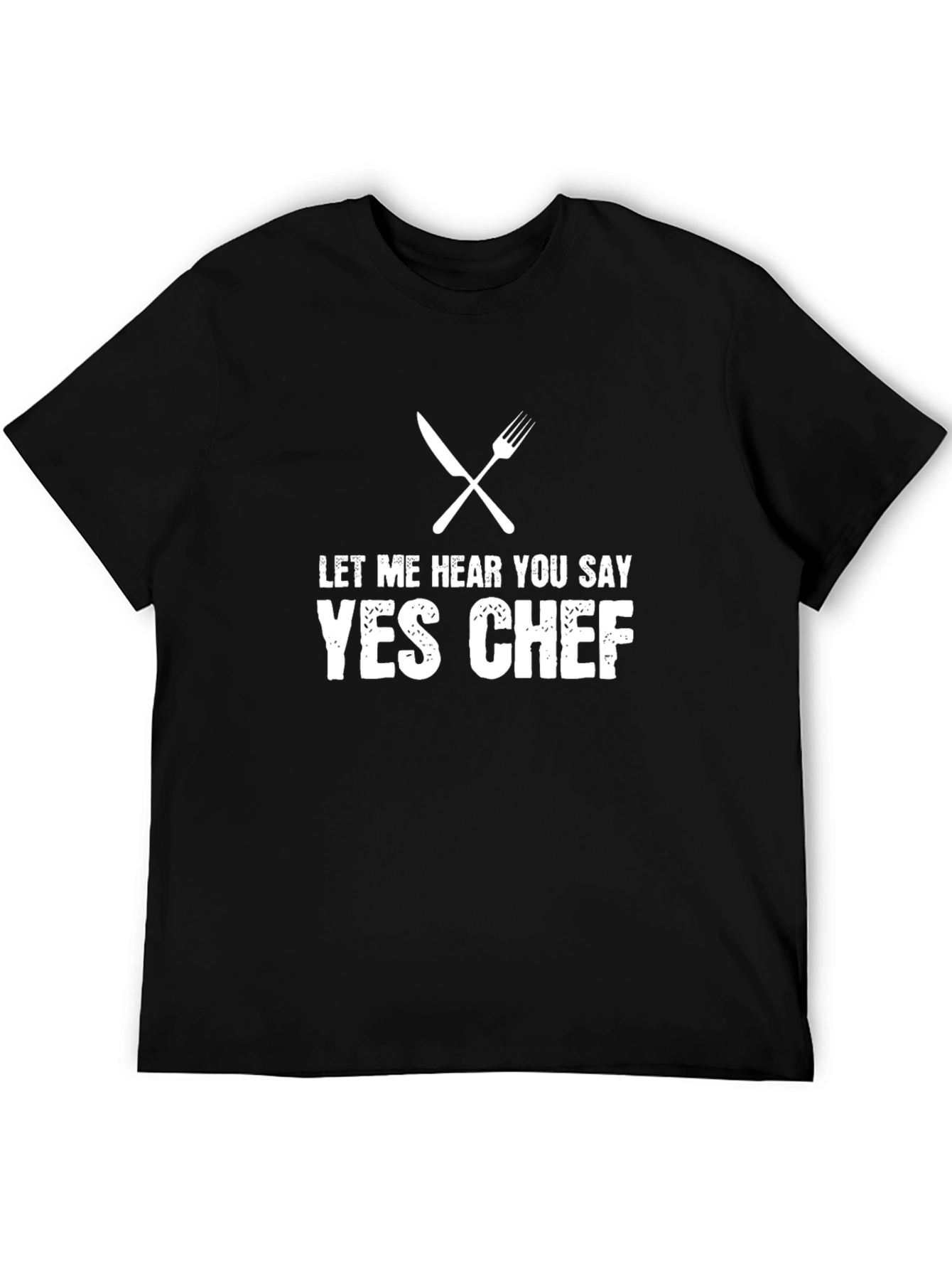 Yes Chef T-Shirt - Culinary Inspired Graphic Tee