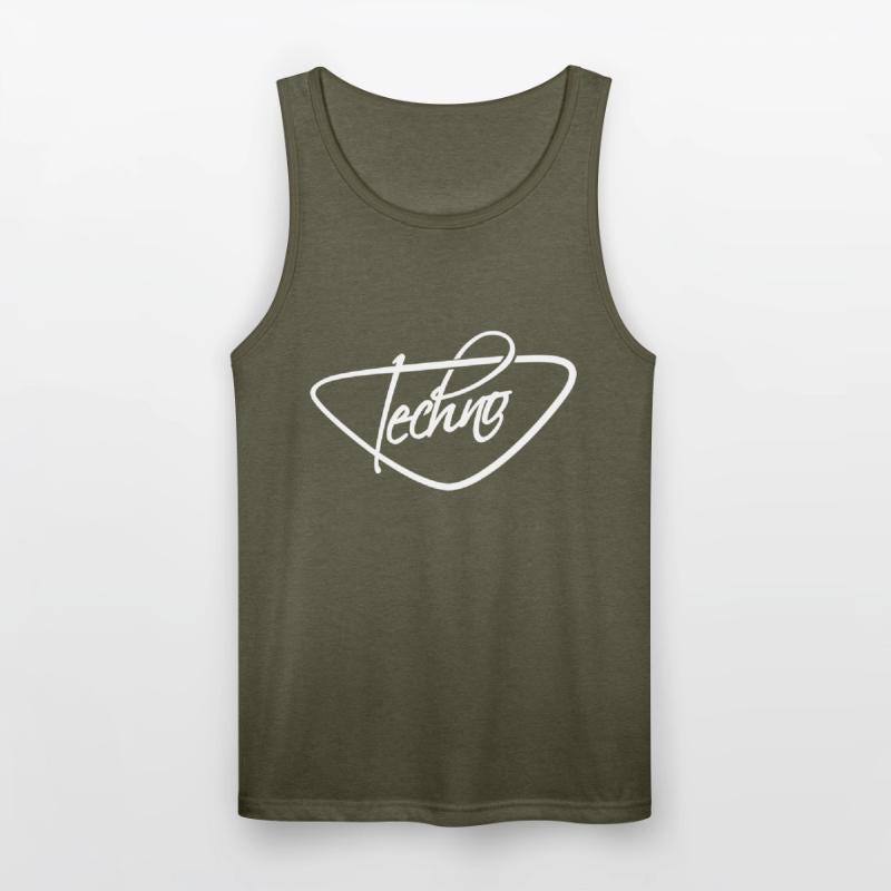 Techno Music Love Letters Quote Dance Party Logo