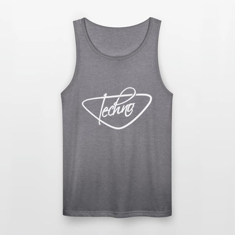 Techno Music Love Letters Quote Dance Party Logo