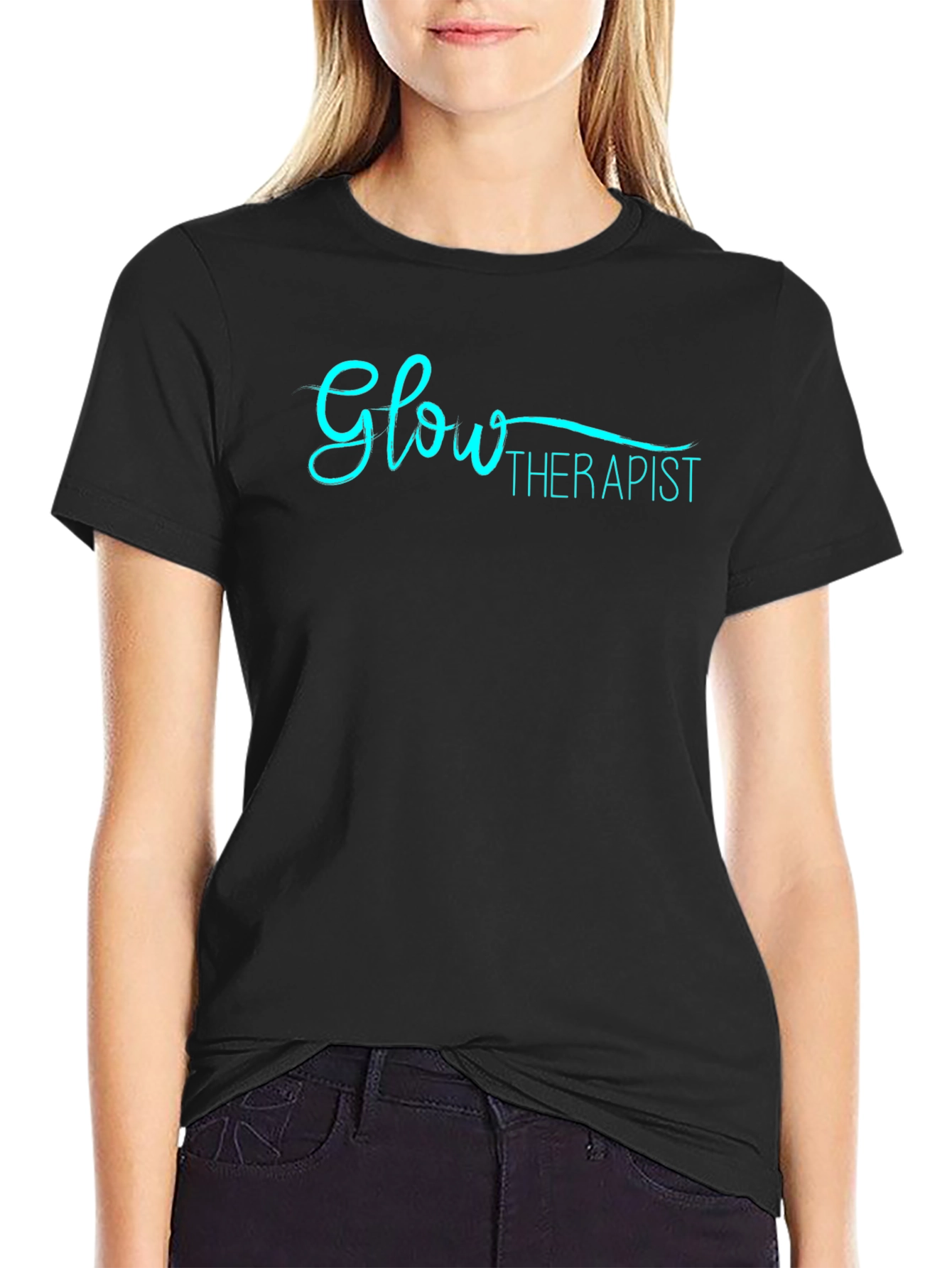 Glow Therapist Graphic Tee - Premium Comfort