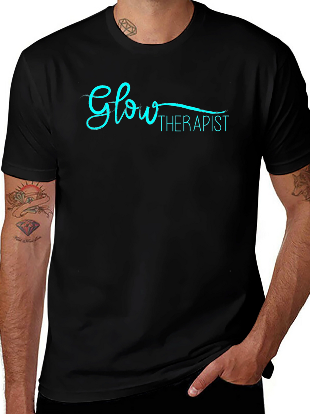 Glow Therapist Graphic Tee - Premium Comfort