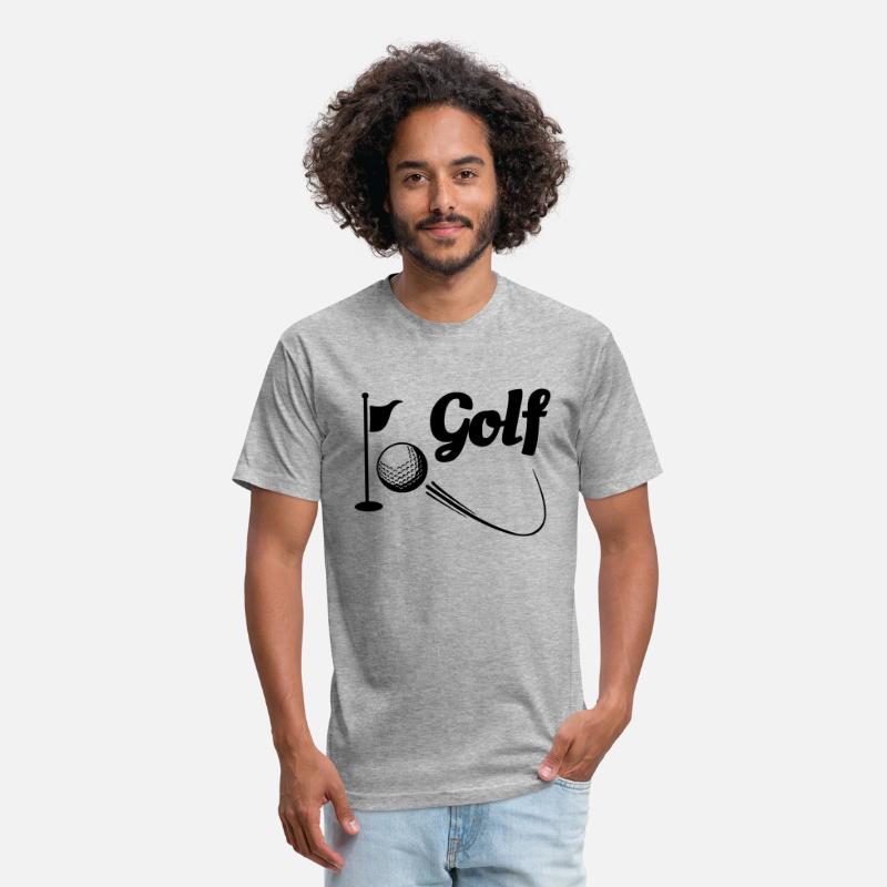 Text 'GOLF' with a wave golfball