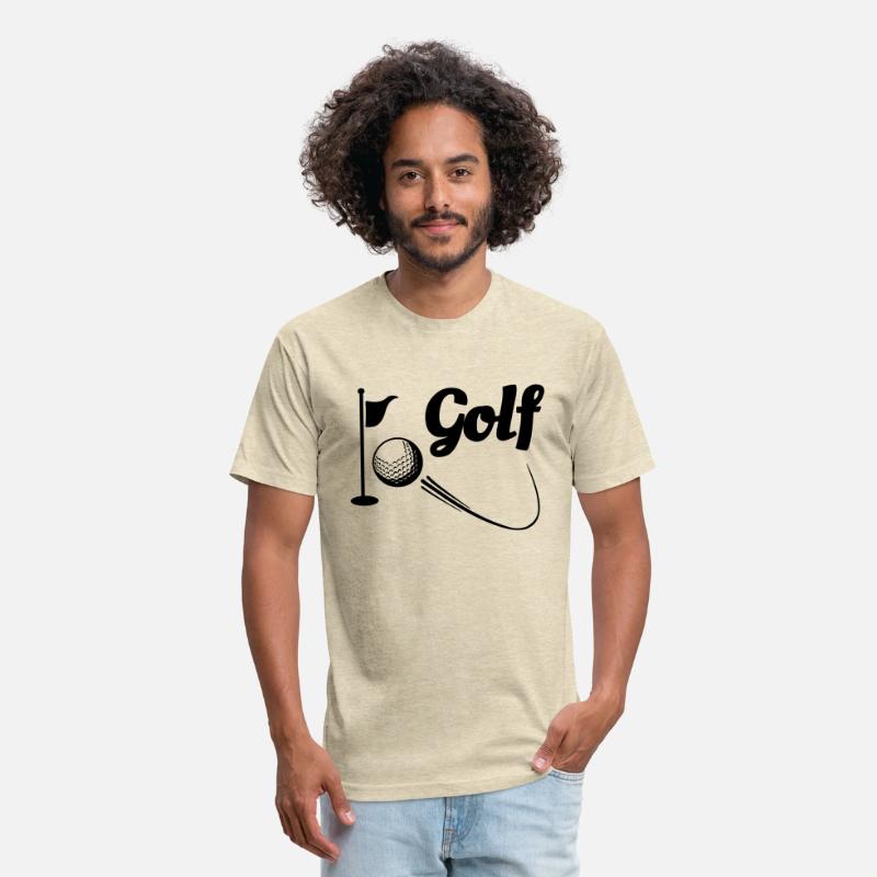 Text 'GOLF' with a wave golfball