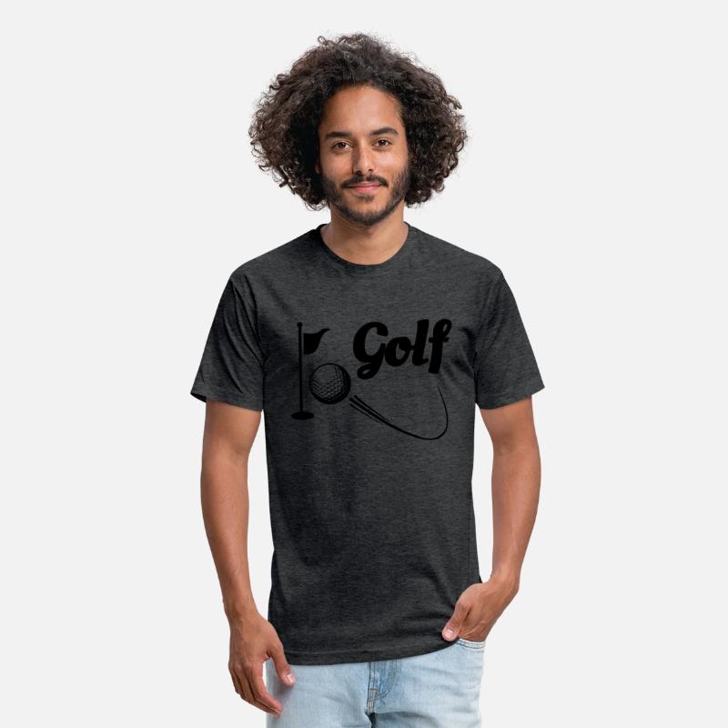 Text 'GOLF' with a wave golfball