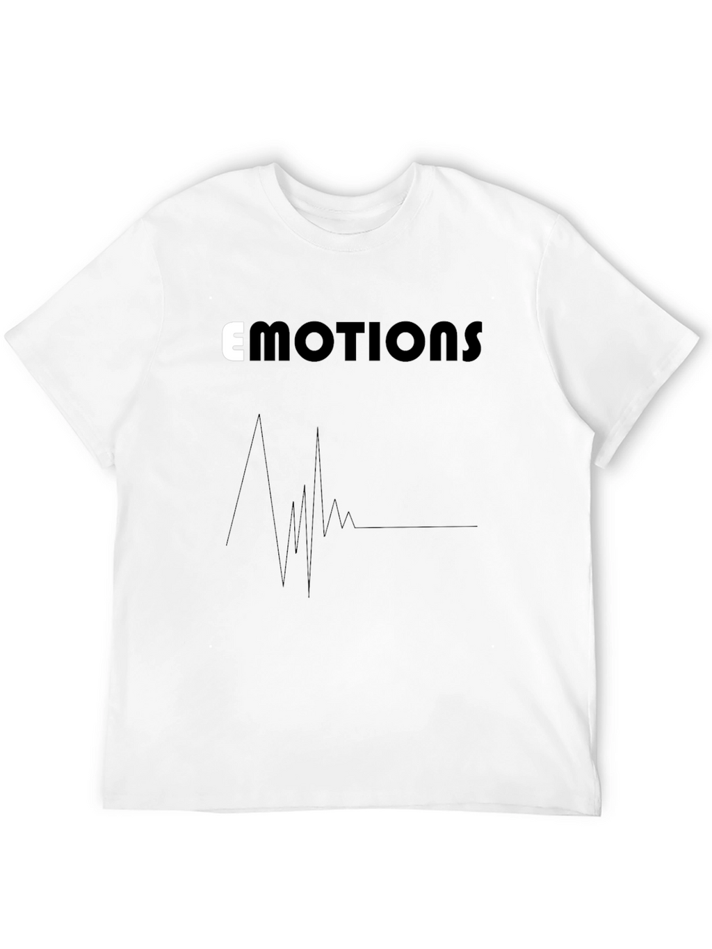 Emotions Graphic Tee - Black Cotton Comfort