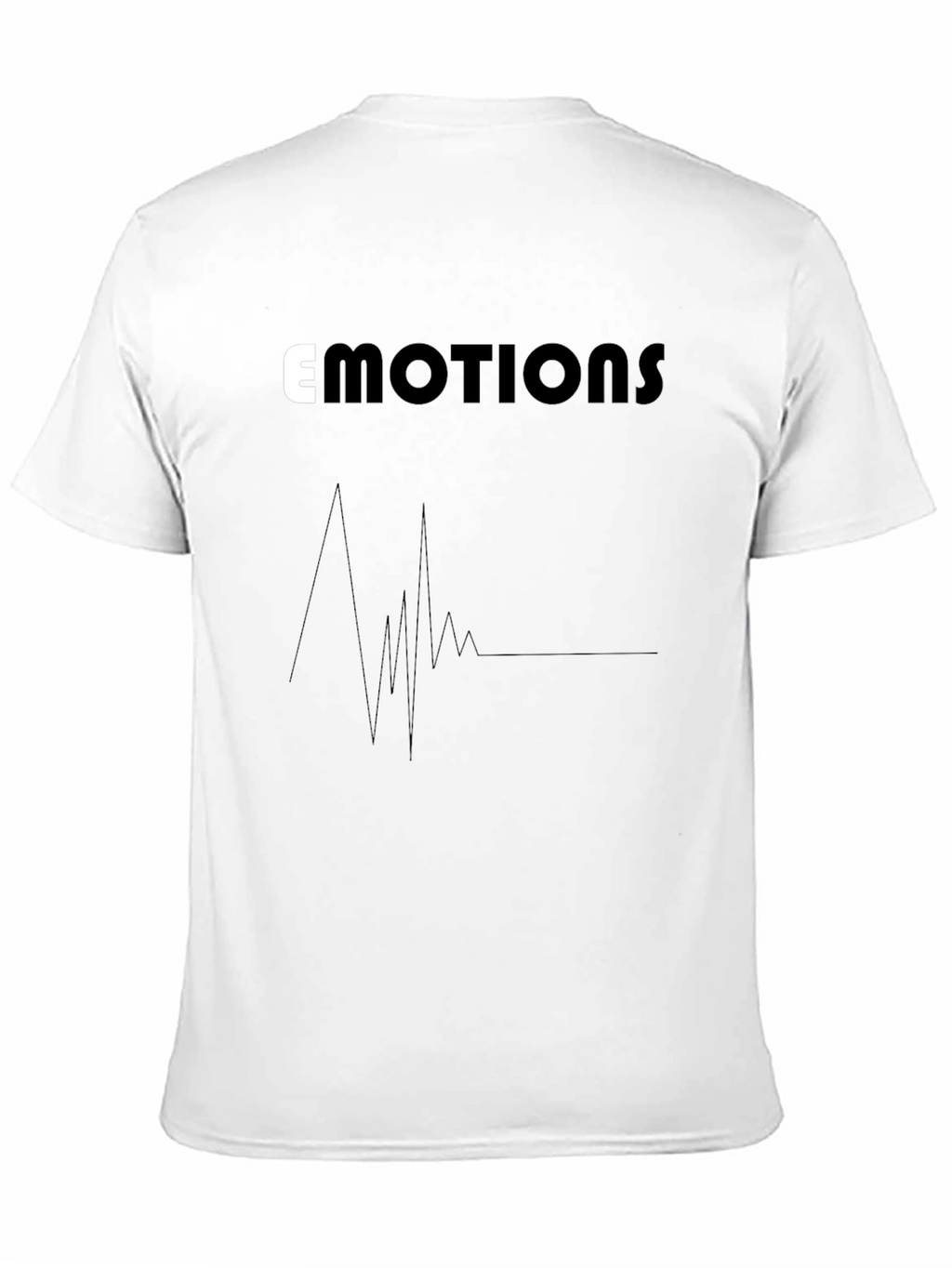 Emotions Graphic Tee - Black Cotton Comfort