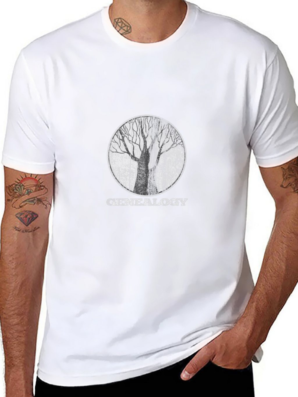 Genealogy Tree Graphic T-Shirt
