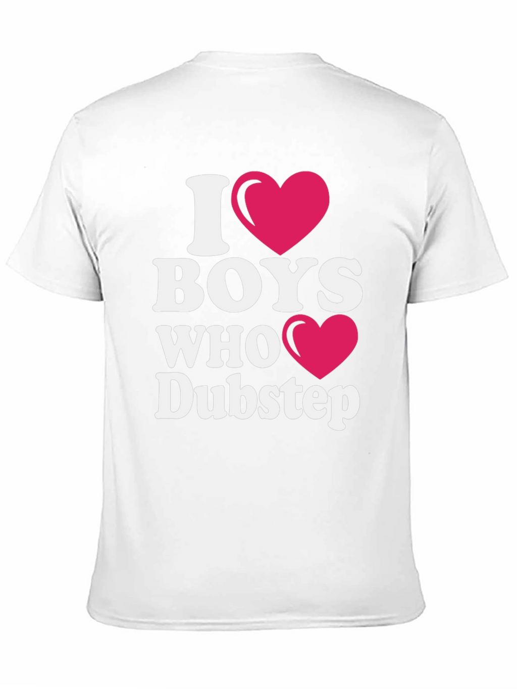 I Heart Boys Who Dubstep Black T-Shirt