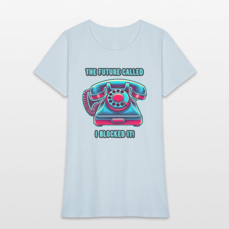 The Future Called I Blocked It! Retro Phone