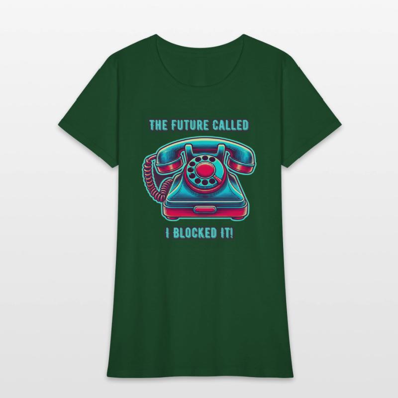 The Future Called I Blocked It! Retro Phone