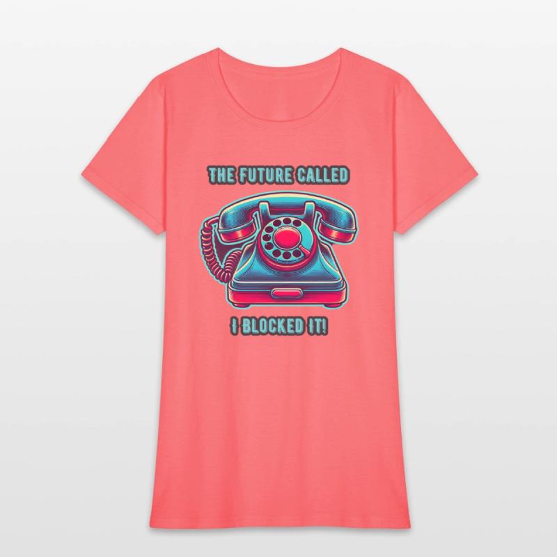 The Future Called I Blocked It! Retro Phone