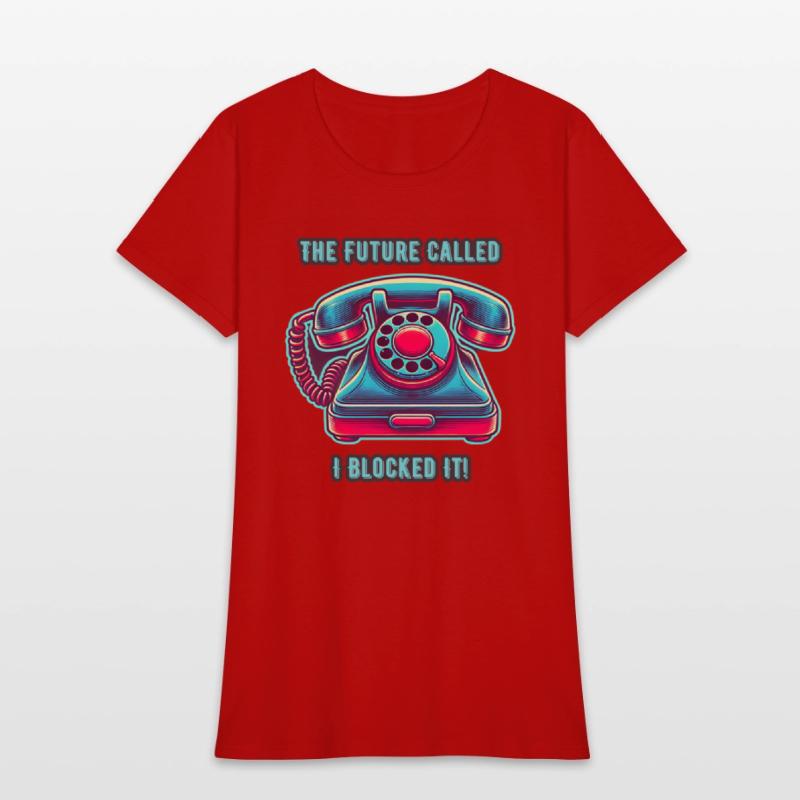 The Future Called I Blocked It! Retro Phone