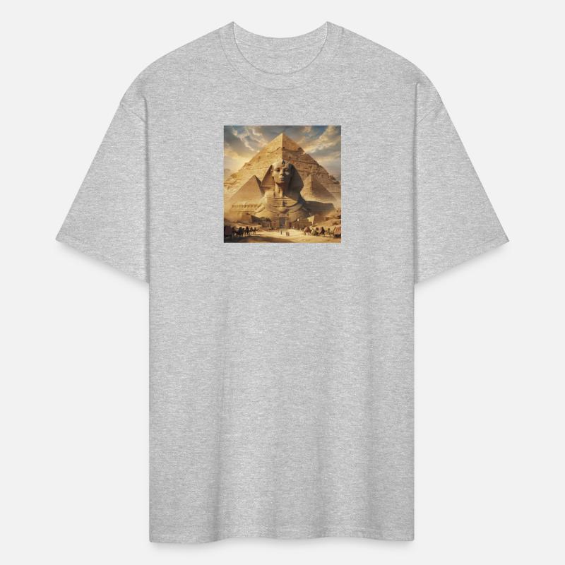 The pyramids and the Sphinx