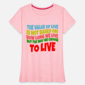 THE VALUE OF LIVE IS NOT BASED O 2