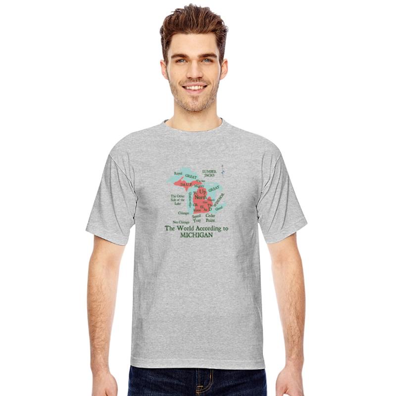 The World According To Michigan Shirt Clothing Tee