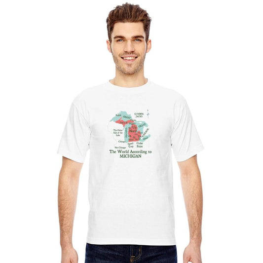 The World According To Michigan Shirt Clothing Tee