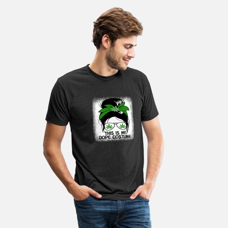 This Is My Dope Costume Messy Bun Womens Marijuana