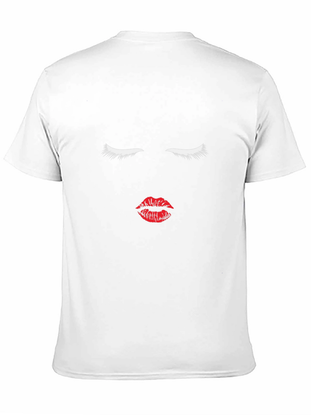 Minimalist Face Graphic T-Shirt - Black
