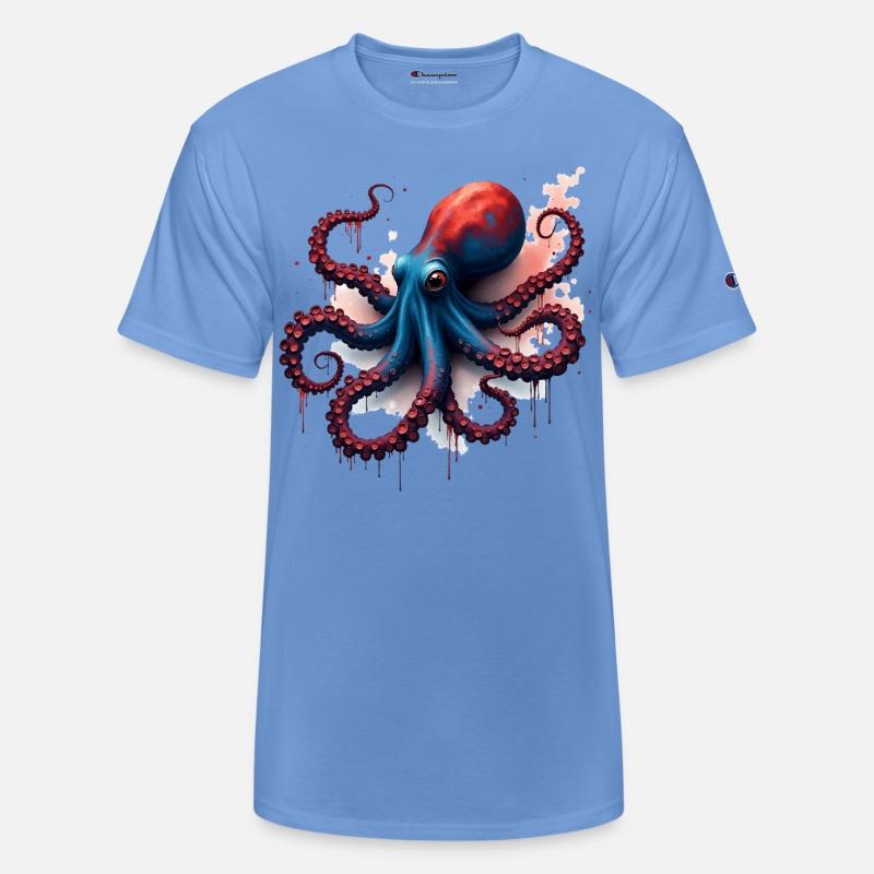 Tide Rebel – Blue & Red Octopus Power