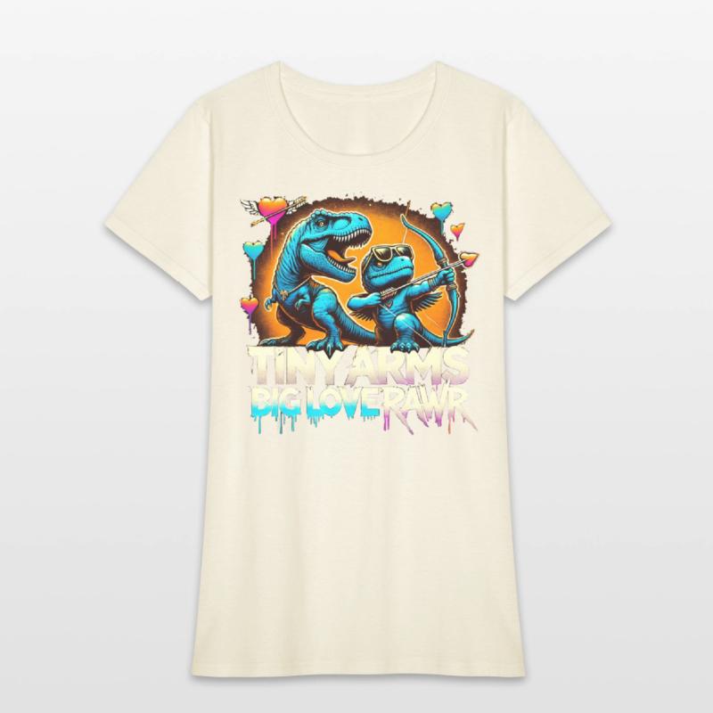 Tiny Arms Big Heart T Rex Dinosaur Love
