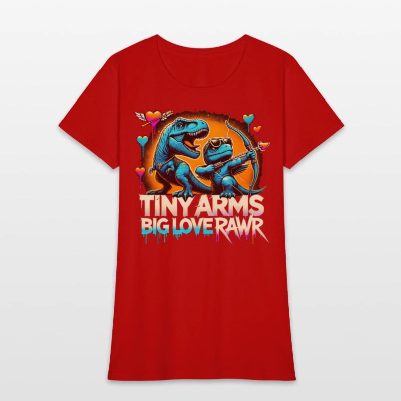 Tiny Arms Big Heart T Rex Dinosaur Love