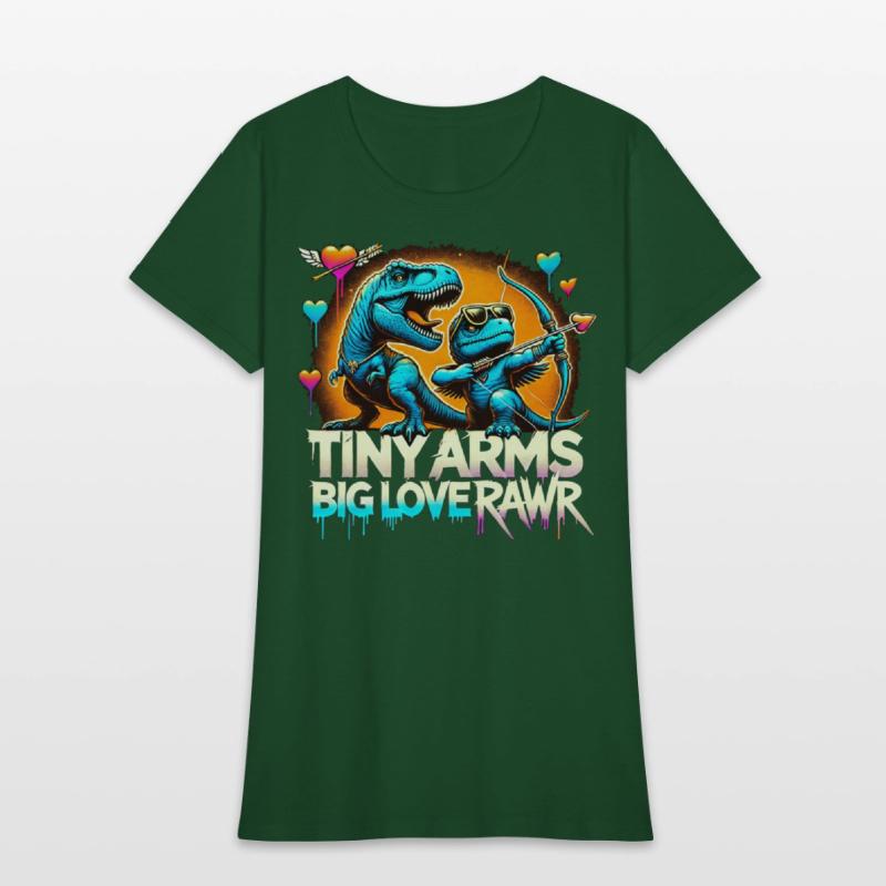 Tiny Arms Big Heart T Rex Dinosaur Love