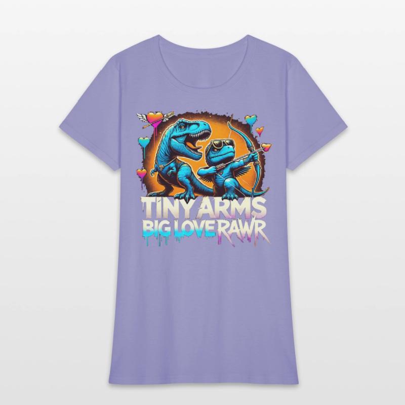 Tiny Arms Big Heart T Rex Dinosaur Love