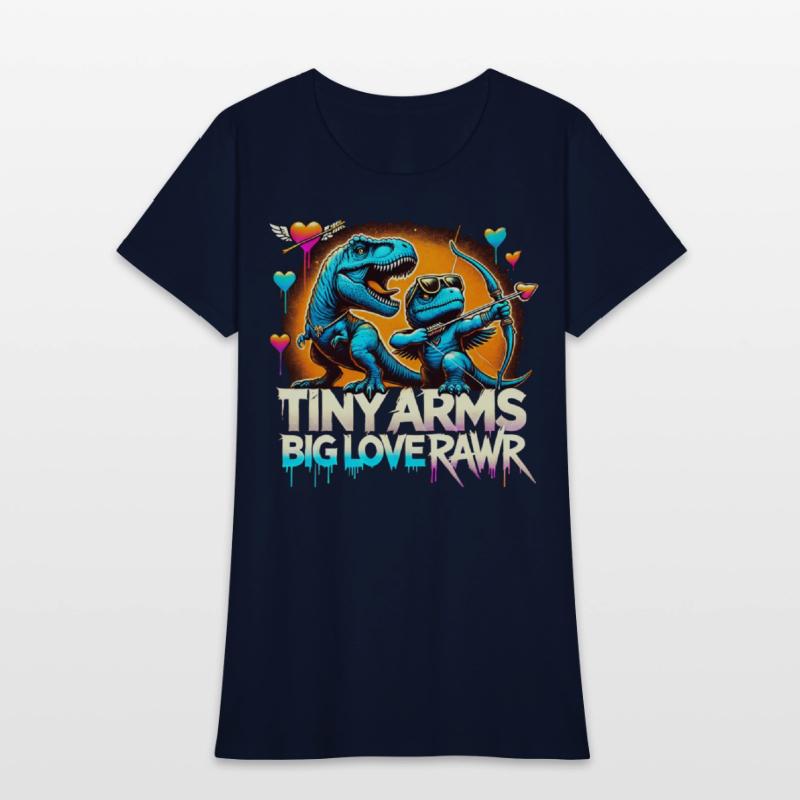 Tiny Arms Big Heart T Rex Dinosaur Love