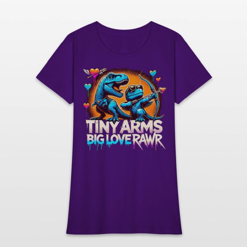 Tiny Arms Big Heart T Rex Dinosaur Love