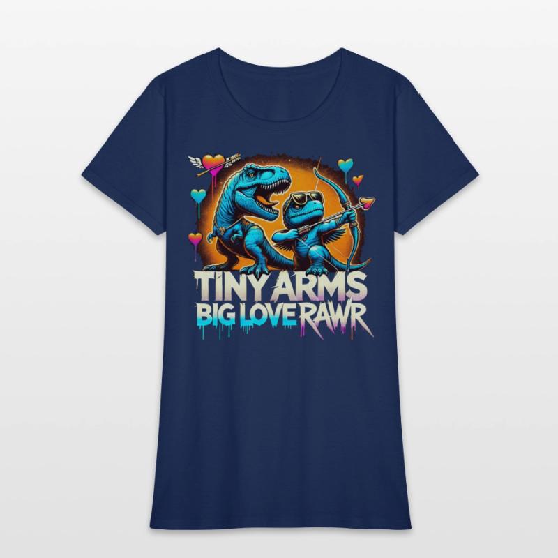 Tiny Arms Big Heart T Rex Dinosaur Love
