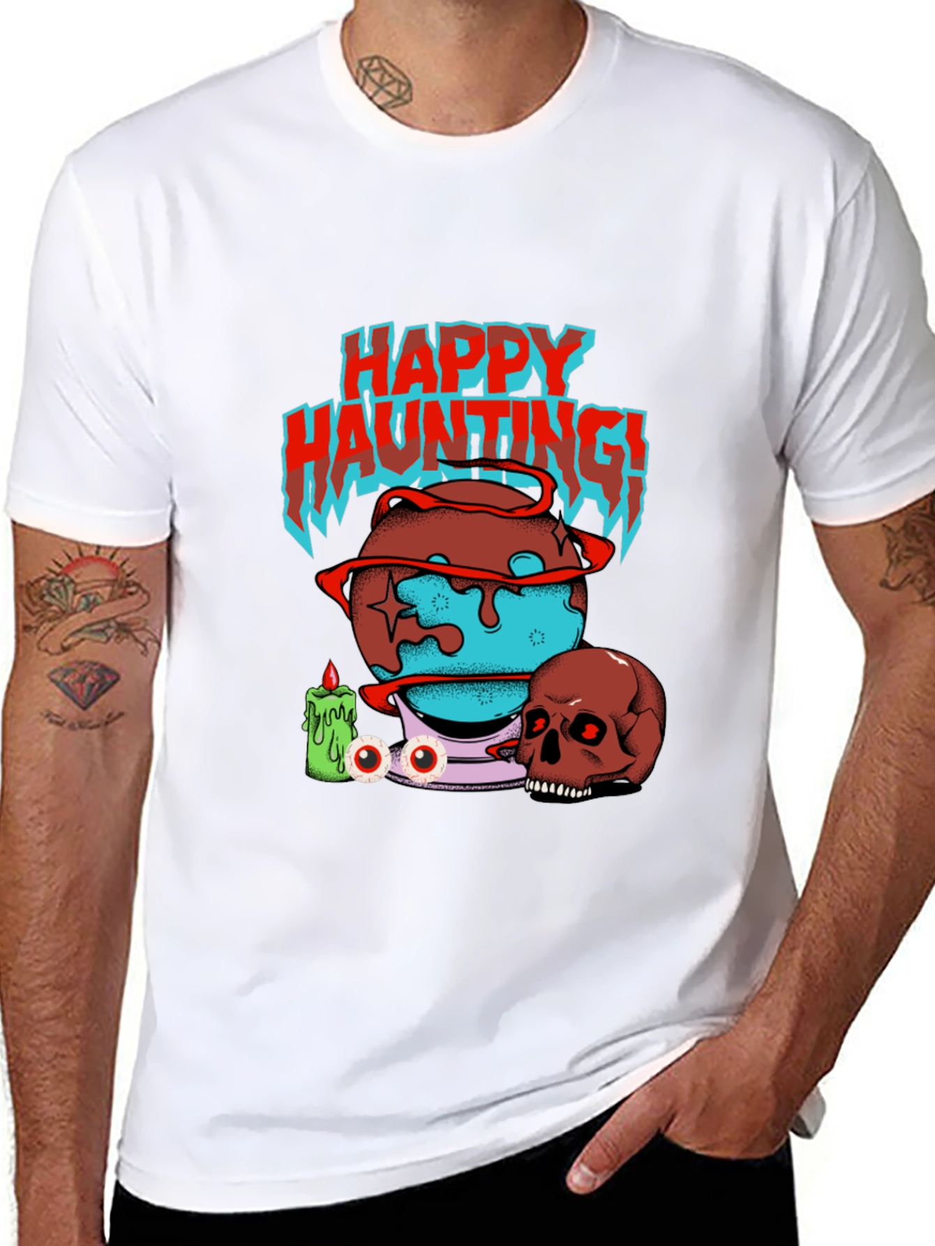 Happy Haunting Graphic T-Shirt